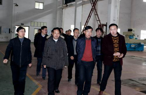 临湘市委书记黄俊钧一行到MK官网立体停车设备考察调研 
